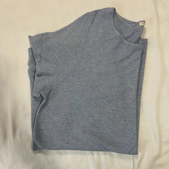 Eileen Fisher Light Blue Organic Cotton Blend Long Sleeve Tunic | Size XL - Picture 5 of 5